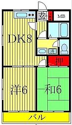 間取図画像 2DK