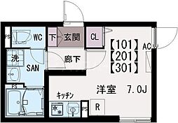 間取図画像 ワンルーム