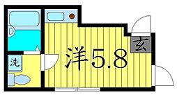 コンフォート北綾瀬 ワンルームの間取図画像