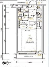 REGOLITH KITAAYASE annex 1Kの間取図画像