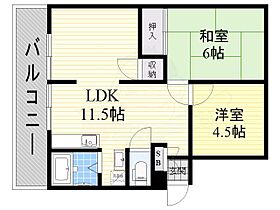 アーバンライフ石橋 203 ｜ 大阪府堺市西区草部（賃貸アパート2LDK・2階・40.50㎡） その2