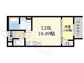 大阪府堺市西区浜寺石津町中４丁（賃貸アパート1LDK・3階・33.30㎡） その2