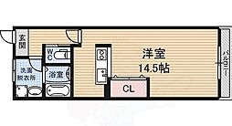 恵風マンション ワンルームの間取図画像