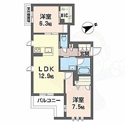 エクリアス浜寺 2階/-