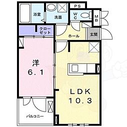 間取図画像 1LDK