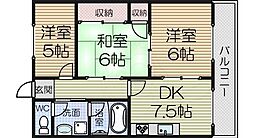 間取図画像 3DK