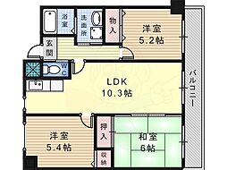 グレイスコート深井 4階/-