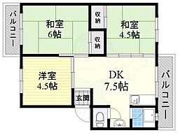 第1ミツルマンション 4階/-