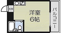 ヒルズ鳳 ワンルームの間取図画像
