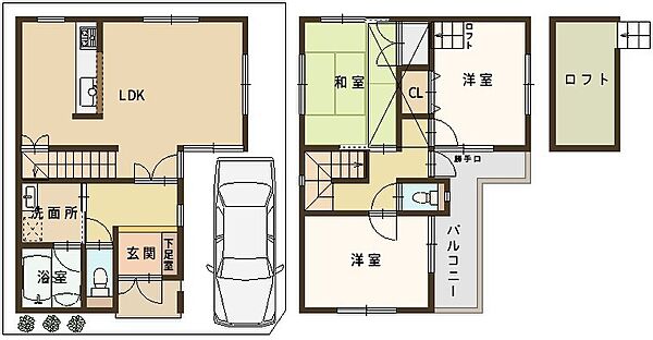 間取りを拡大表示