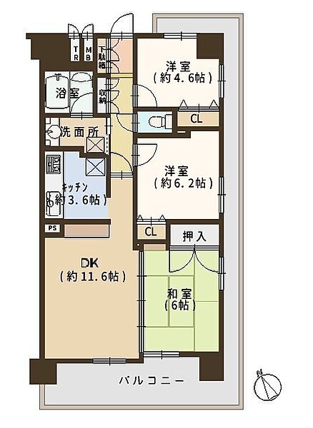 間取りを拡大表示