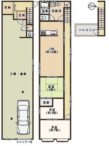 間取りを拡大表示