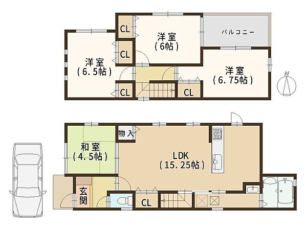 間取りを拡大表示