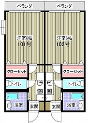 伊藤ハイツ 2階/201