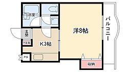 第二林マンション 3階/-