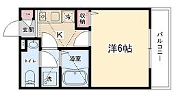 仮称)東淵野辺2丁目アパート 1Kの間取図画像