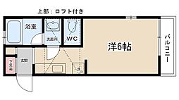 シティハイツ 1Kの間取図画像