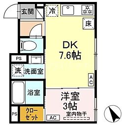 間取図画像 1DK