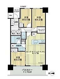間取図画像 3LDK