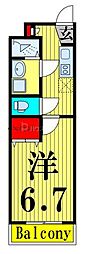間取図画像 1K