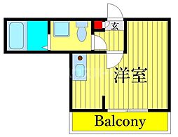 Lietorea ワンルームの間取図画像
