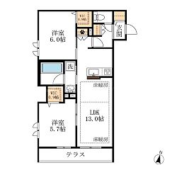 物件の間取り