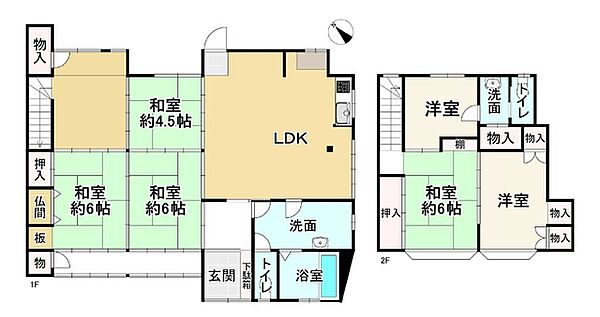 間取りを拡大表示