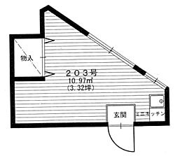 コート高輪の間取図画像