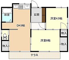 群馬県前橋市下新田町592-1（賃貸一戸建2LDK・--・44.62㎡） その2