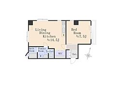 間取図画像 1LDK