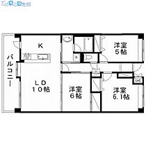 Dクラディア南万代  ｜ 新潟県新潟市中央区幸西4丁目（賃貸マンション3LDK・4階・66.71㎡） その2