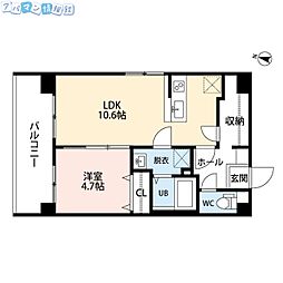間取図画像 1LDK