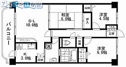 パストラルハイム米山壱番館 3LDKの間取図画像