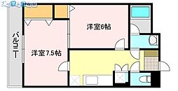 フェアリザワールド 2Kの間取図画像