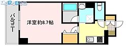 S-FORT新潟笹口 1Kの間取図画像