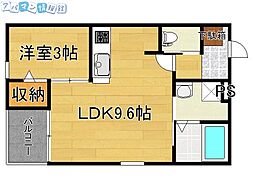NATURA 1LDKの間取図画像