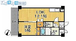 ASPREMIUM関屋金衛町 1LDKの間取図画像