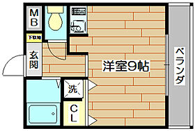 シャトーボヌール今城  ｜ 大阪府高槻市今城町（賃貸マンション1R・1階・26.85㎡） その2