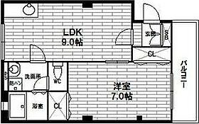 メゾン高槻  ｜ 大阪府高槻市芥川町４丁目（賃貸マンション1LDK・3階・40.00㎡） その2