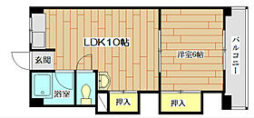 第一大森マンション  ｜ 大阪府高槻市中川町（賃貸マンション1LDK・2階・34.00㎡） その2