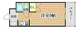 シティライフST 1Kの間取図画像