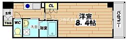 シャンピアコート茨木 1Kの間取図画像