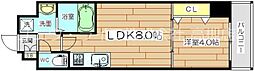 プレステージV京口 1LDKの間取図画像