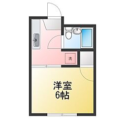コーポイマイ 1Kの間取図画像