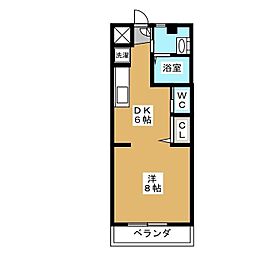 AYコーポ天沼 1LDKの間取図画像