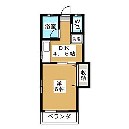 CasaGrande 1DKの間取図画像