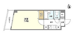 ラクラス荻窪 1Kの間取図画像