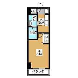 RESIDIA荻窪3 1Kの間取図画像