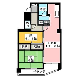 ストークマンション 2LDKの間取図画像