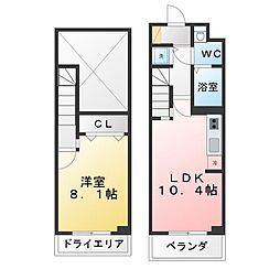 間取図画像 1LDK